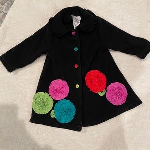 Bonnie Baby Felt Fleece Dress Jacket